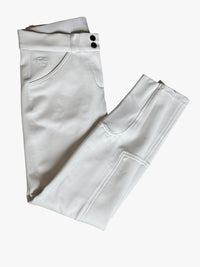 Piper Knit Low-Rise Breeches by SmartPak - Full Seat Size 30L White NEW
