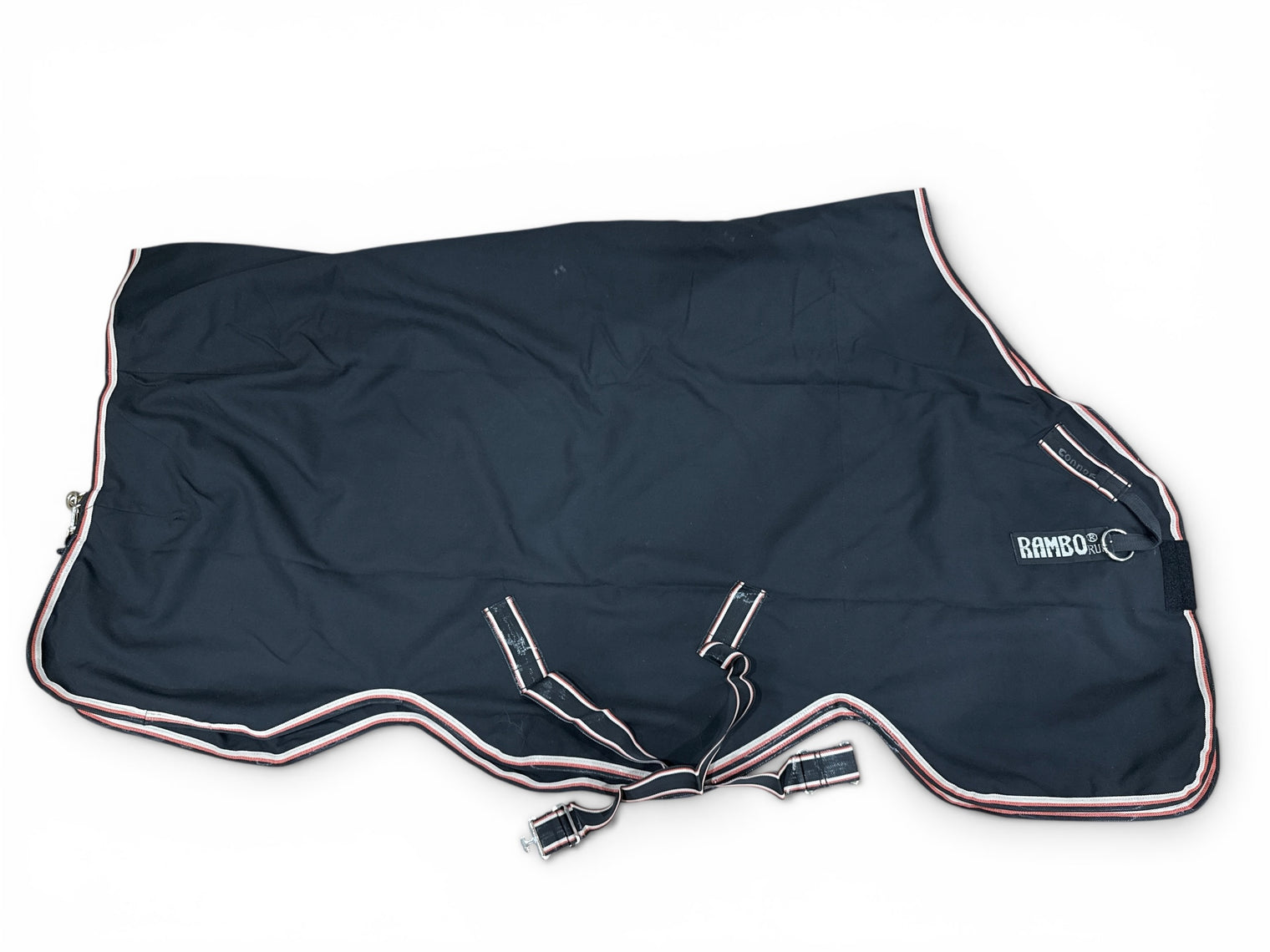 Horseware Rambo Helix Stable Sheet Pony Black Size US 66" / UK 5'6" NEW