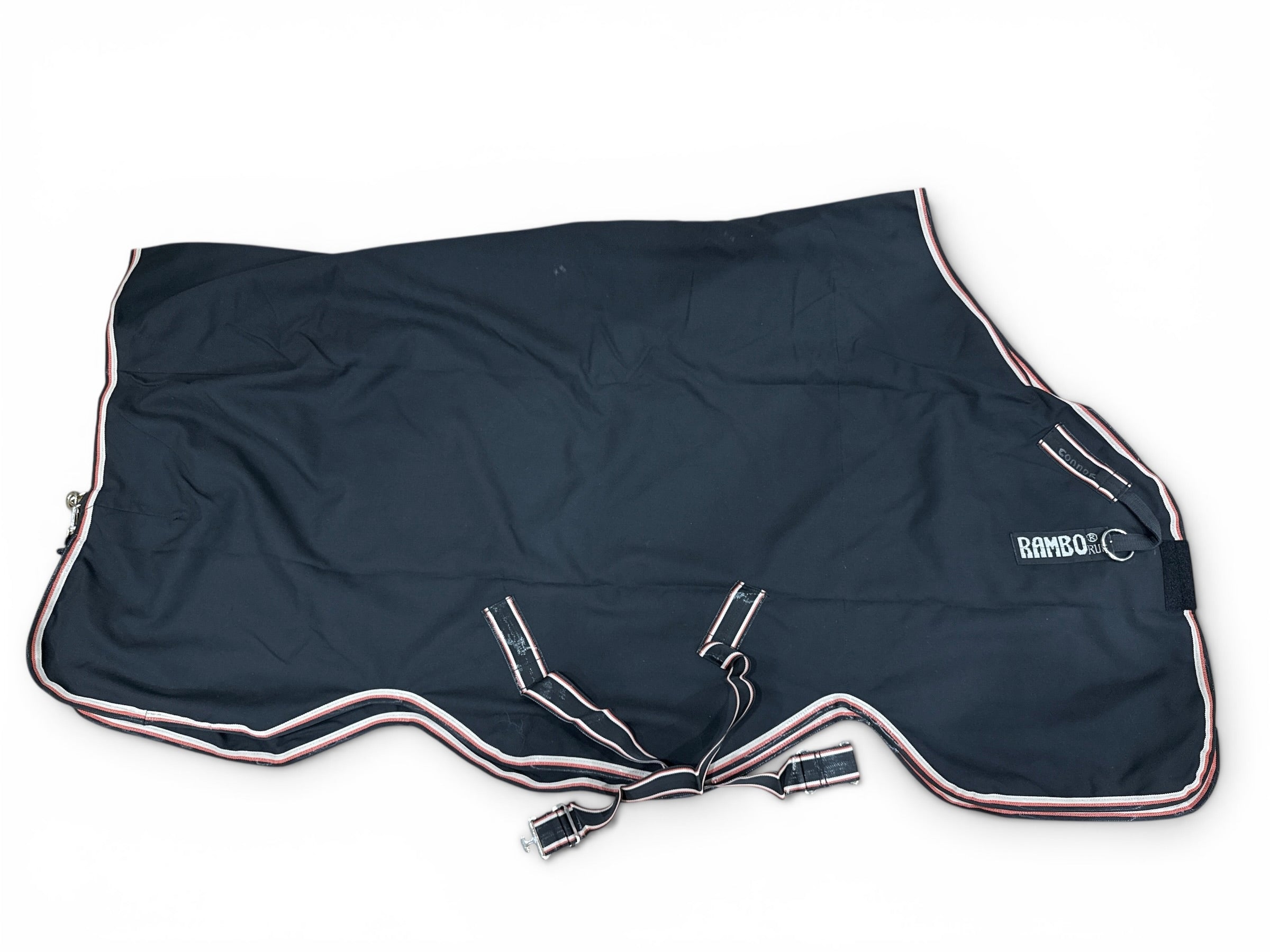 Horseware Rambo Helix Stable Sheet Pony Black Size US 66" / UK 5'6" NEW