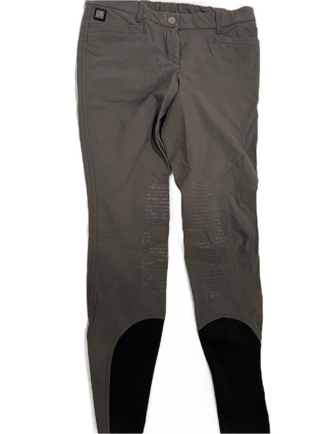 Equiline Women's Riding Breeches Knee Grip Cedar Mud  IT44/US 28