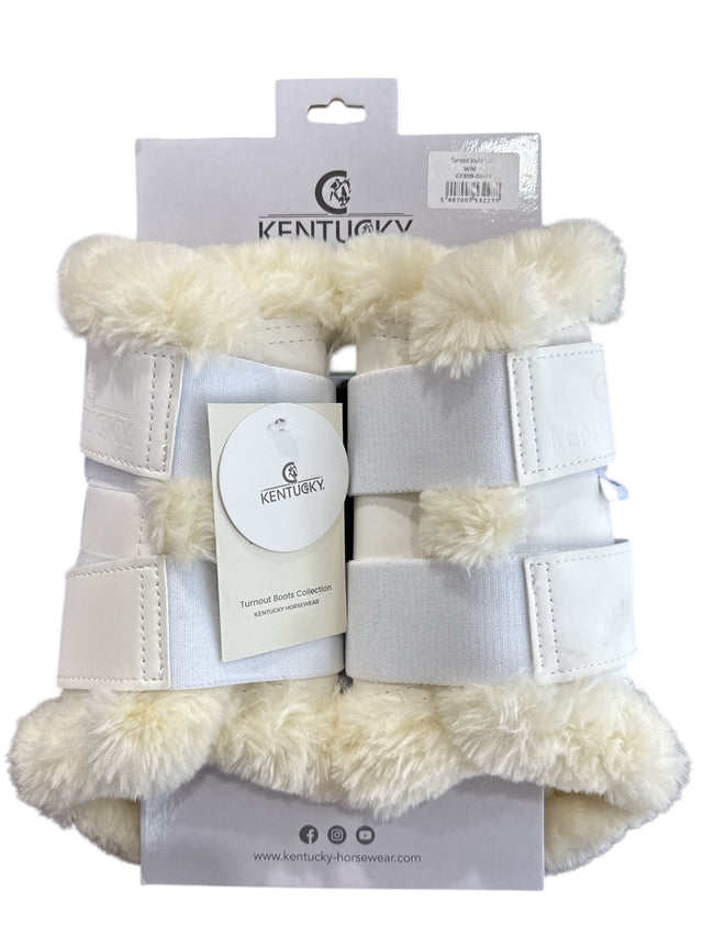 Kentucky Horseware Air Brushing Boots - White / Medium NEW