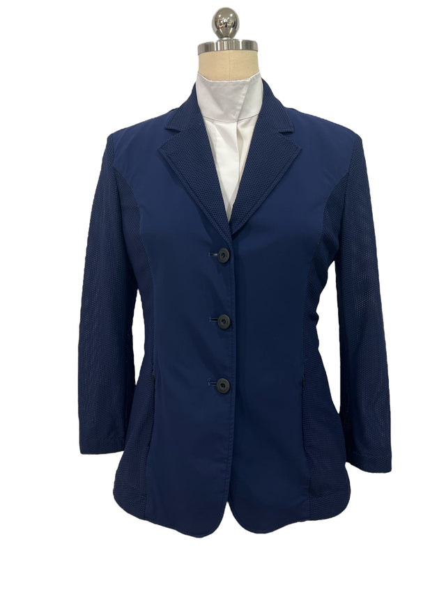 RJ Classics Harmony Mesh Show Coat - Navy / Size 6R