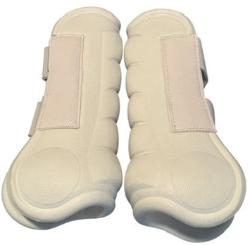 Gatusos Deluxe Ultra Light Front Horse Boots -  White / Size Medium