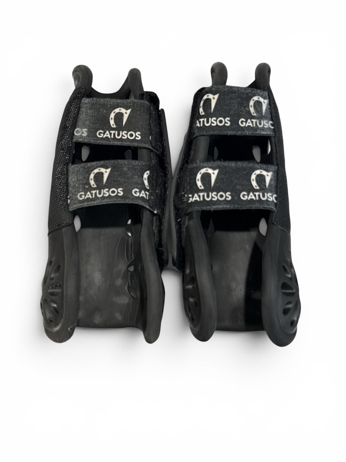 Gatusos Front Air Horse Boots - Black / Size Large