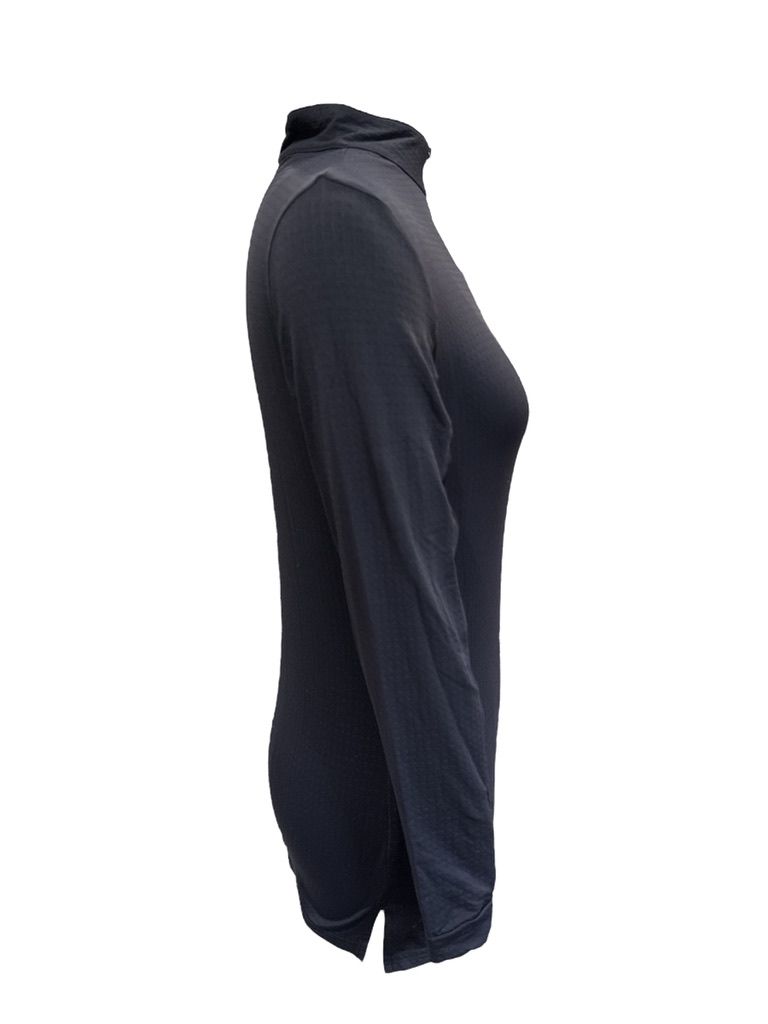 EIS Women's Solid COOL Sun Shirt - Navy / Size Small