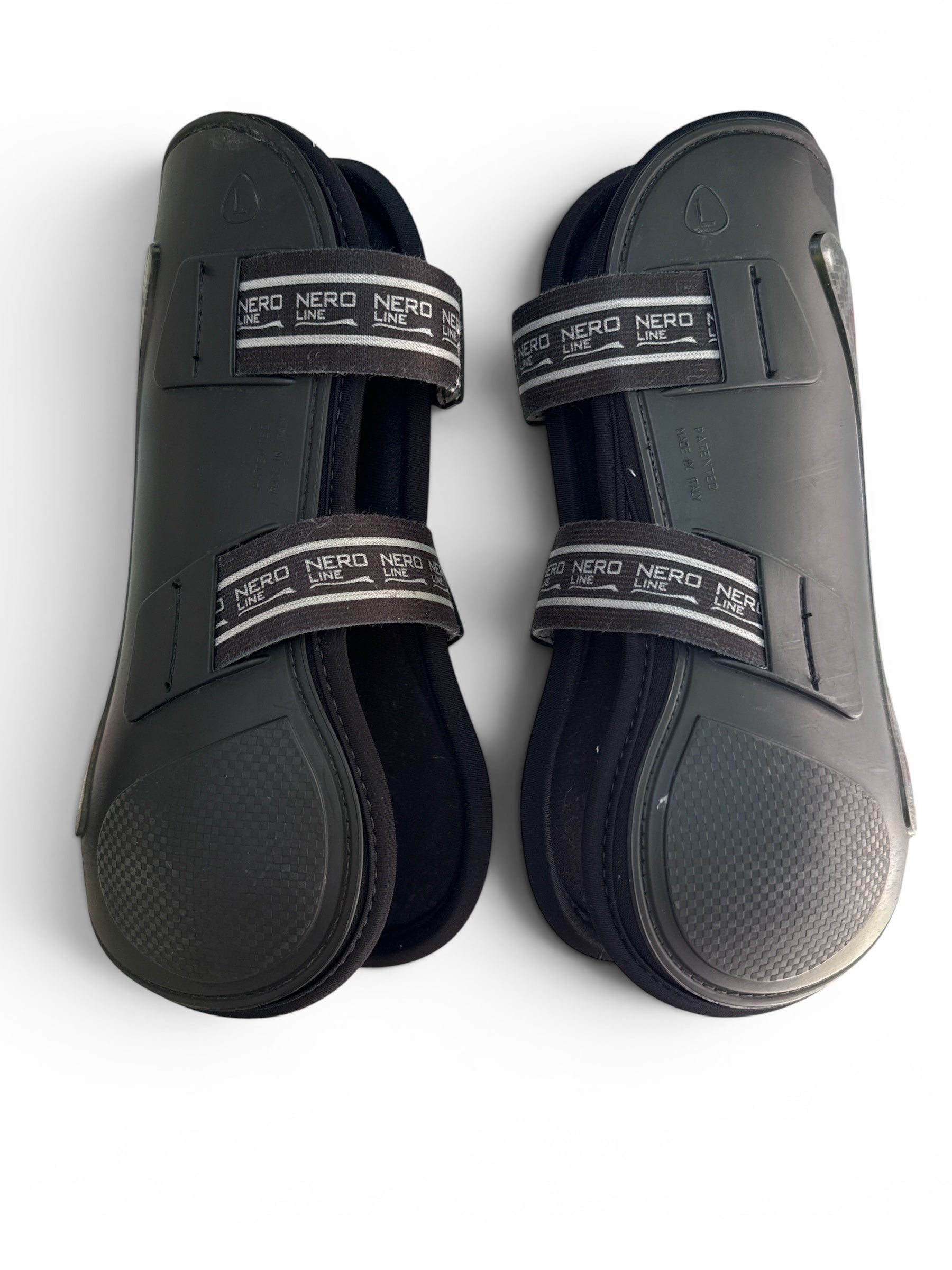 Veredus Open Front Carbon Gel Boots - Black / Size Large
