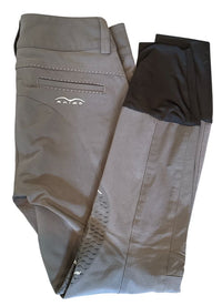 Animo Naspre Women's Knee Grip Breeches - Light Grey (Taupe) Size IT40