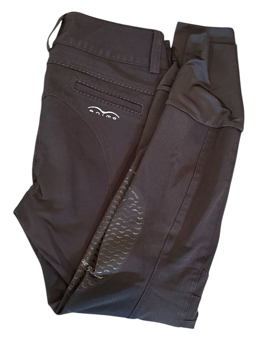 Animo Naspre Women's Knee Grip Breeches - Black / Size IT40