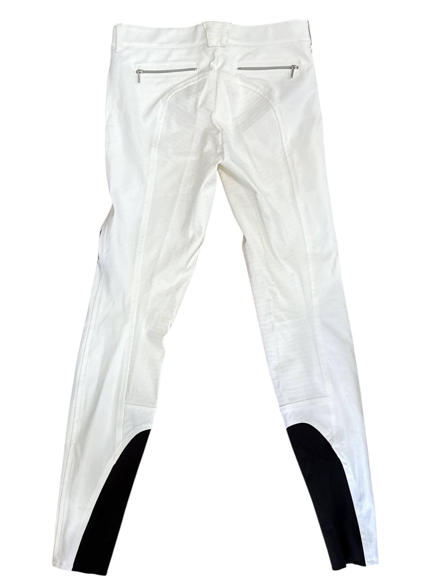 Equiline Ash Full Grip Breeches White / Size IT 42 (US 28)