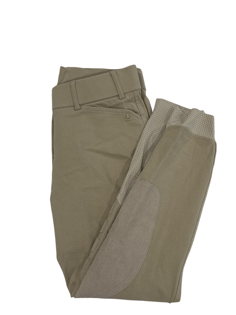 Ariat Women's Heritage Low Rise Knee Patch - Tan / Size US 28