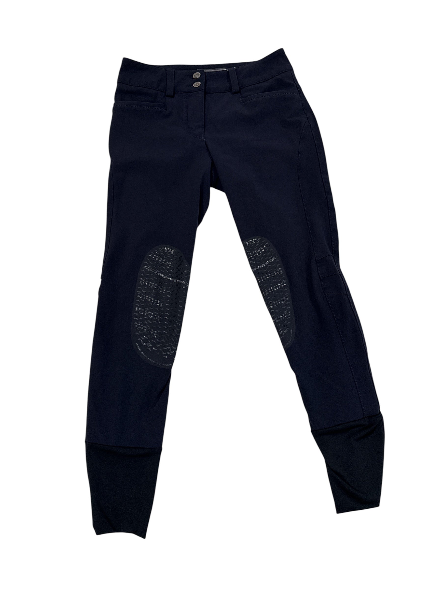 Animo Naspre Women's Knee Grip Breeches Navy Blue Size IT40 US26