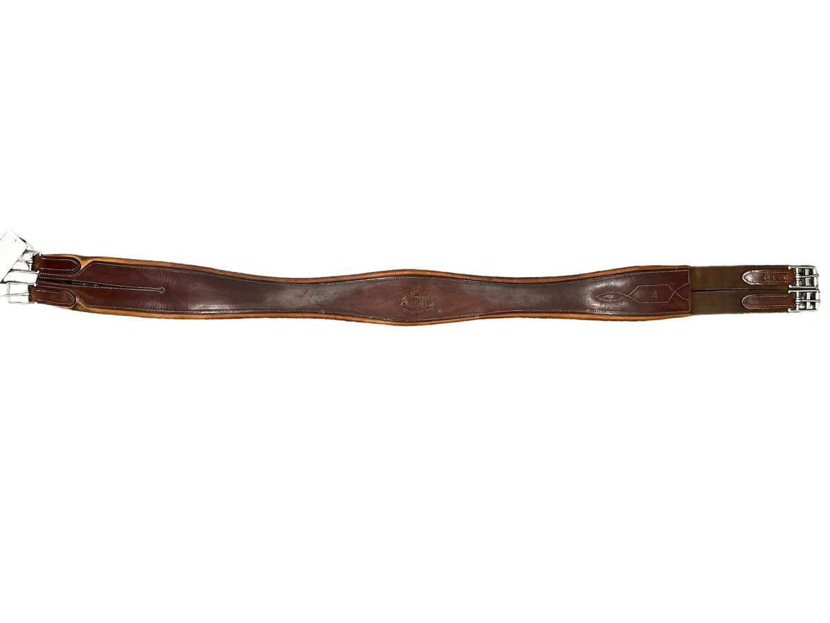 arc de trimphe girth brown leather