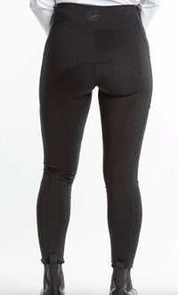 Hannah Childs Hayden High Waist Knee Grip Riding Tight Black / Size Large NEW