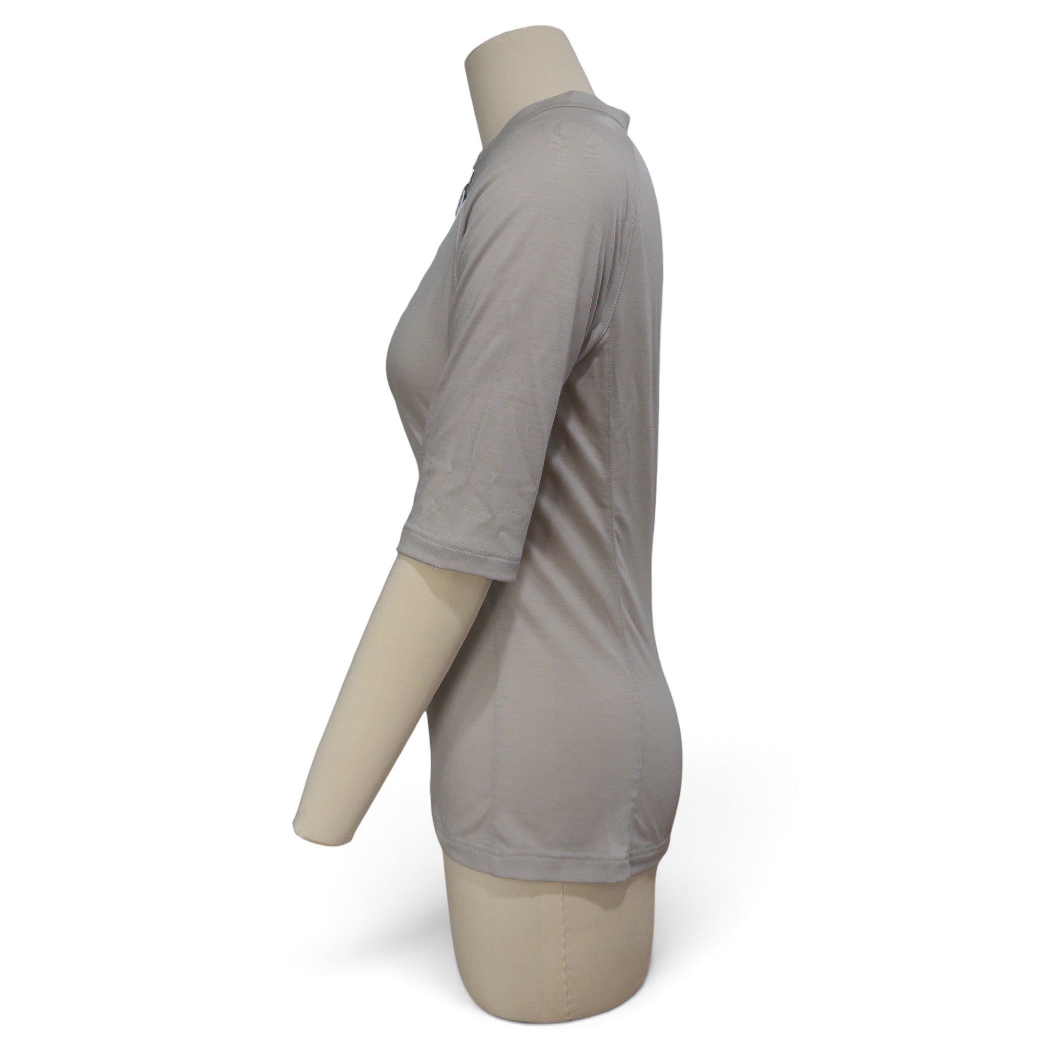 Hermes Fit Femme Training Shirt - Gris Carriere / Size Small   NEW