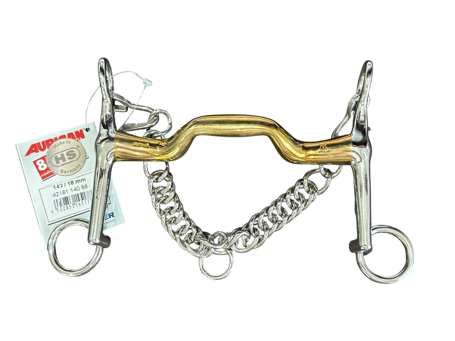 Herm Sprenger KK Dressage Weymouth 18mm Sensogan Bit 140mm (5 1/2") - NEW