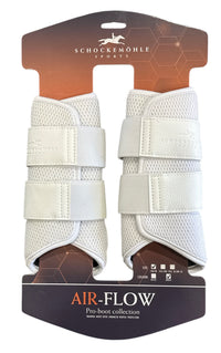 Schockemohle Air Flow Pro Boot Collection Technical Training Boots - White / Cob NEW