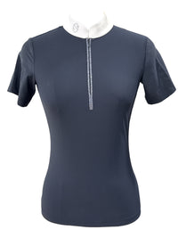 Samshield Aloise Short Sleeve Show Shirt - Navy / Size Small  NEW