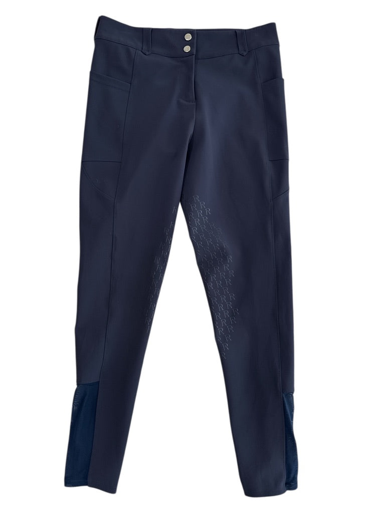 Free Ride Equestrian  Knee Grip PRO Breeches - Navy / Size US 30