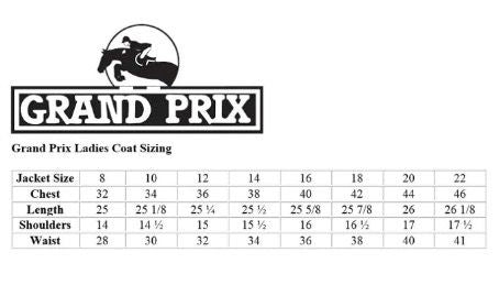 Grand Prix Women's Show Jacket - Black /  Size US 6 (GP Size 12R)