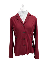 Equestrian Stockholm Competition Show Coat - Bordeaux / Large NEW