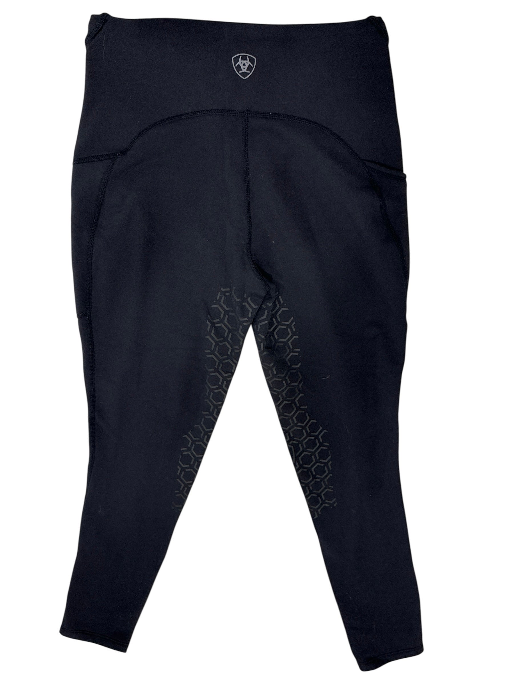Ariat Venture Thermal Half Grip Winter Tights -  Black / Size Small