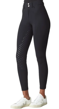 Yagya High-Rise Full Grip Compression Breeches - Black / Size Small   NEW