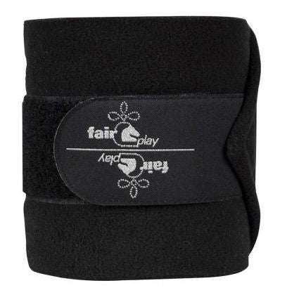 Fair Play Polo Wraps / Bandages Set of 4 Black NEW