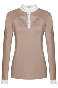 Fair Play Competition Shirt Long Sleeve CATHRINE ROSEGOLD M New w/Tags