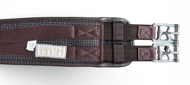 Lettia Collection Clik All Purpose Girth with Gel - Brown 42" / 105 cm NEW