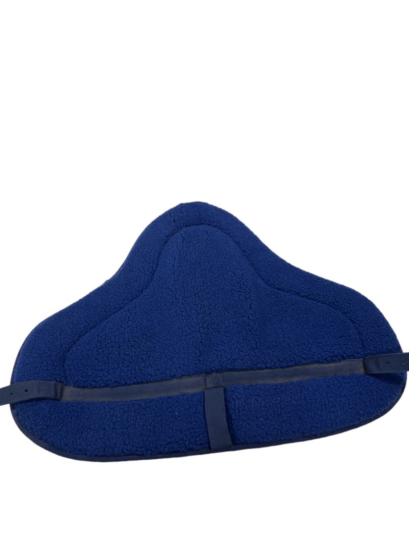 Royal Blue Fleece Bareback Pad with Girth - One size