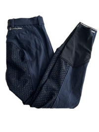 Cavallo Ladies' Caja Full Seat Grip Breeches - Navy US 26 NEW