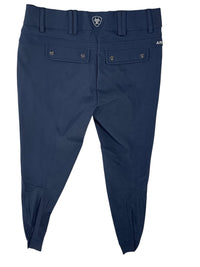 Ariat Tri Factor Grip Women's Knee Grip Breech -  Blue Nights / Size US 28