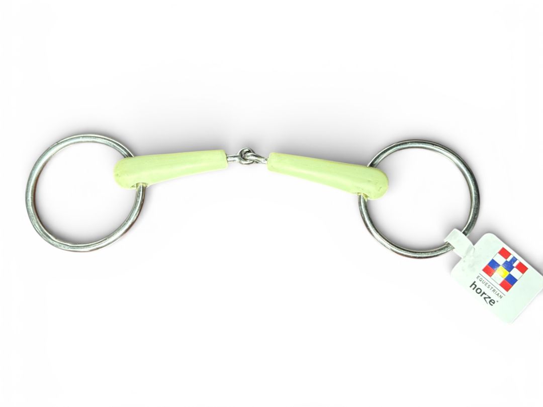 Horze Jointed Apple Snaffle Bit Size 135 NEW