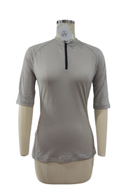 Hermes Fit Femme Training Shirt - Gris Carriere / Size Small   NEW