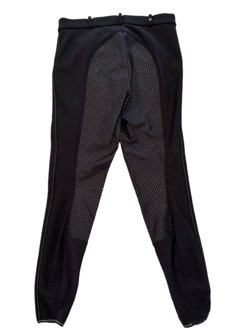 Pikeur Latina Grip Softshell Full Seat Breeches - Black Size EU 38 (US 26)
