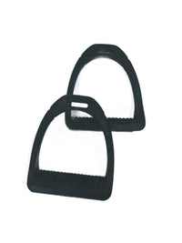 Black Compositi Compositi Black Stirrups, 4.75"