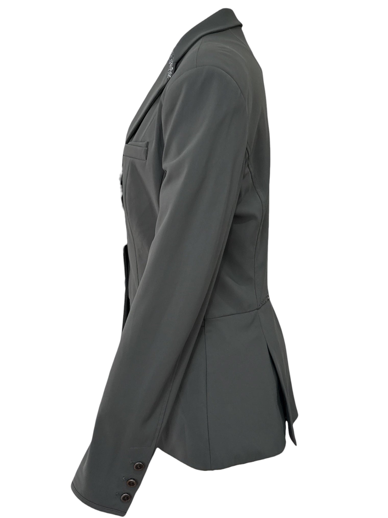 Samshield Victorine Premium Show Coat Jacket - Dark Forest Green / Size US 12 Tall (FR 42 Tall)