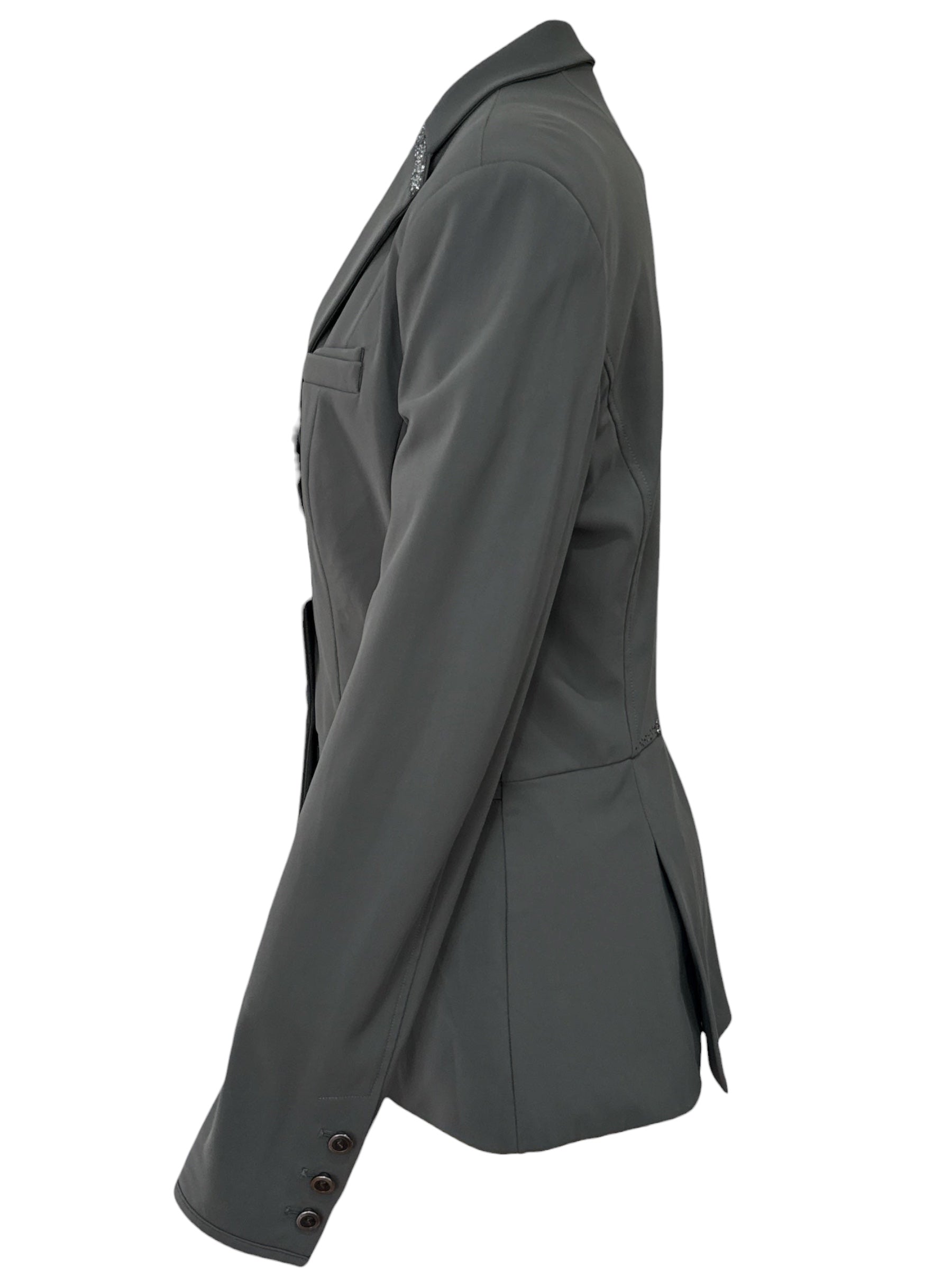 Samshield Victorine Premium Show Coat Jacket - Dark Forest Green / Size FR 42 Tall (US 12 Tall)