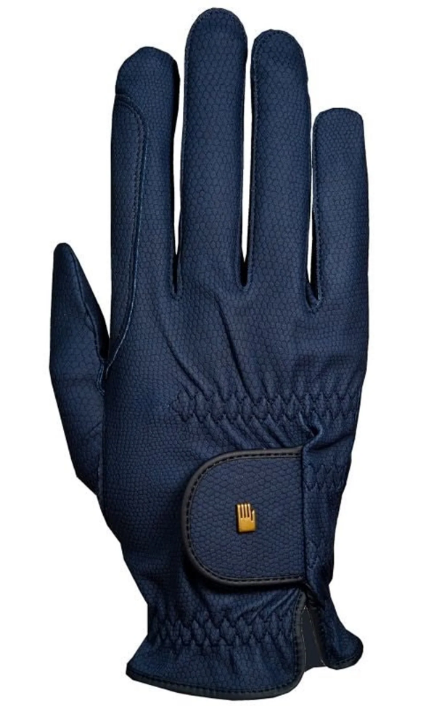 Roeckl Unisex Roeck-Grip Gloves Navy Blue Size 7