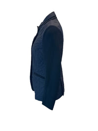 Cavalleria Toscana Quilted Women's Jacket - Navy Blue / Size Small