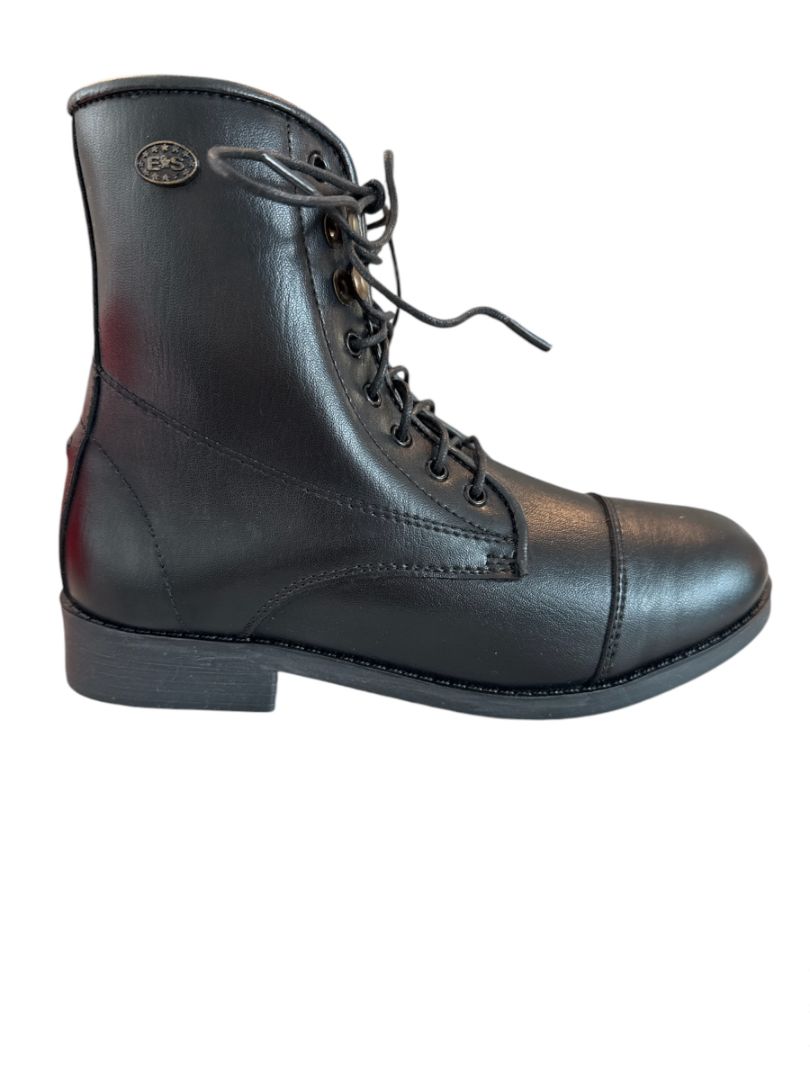 EquiStar All Weather Kid's Paddock Boots - Black / Size US 4 NEW