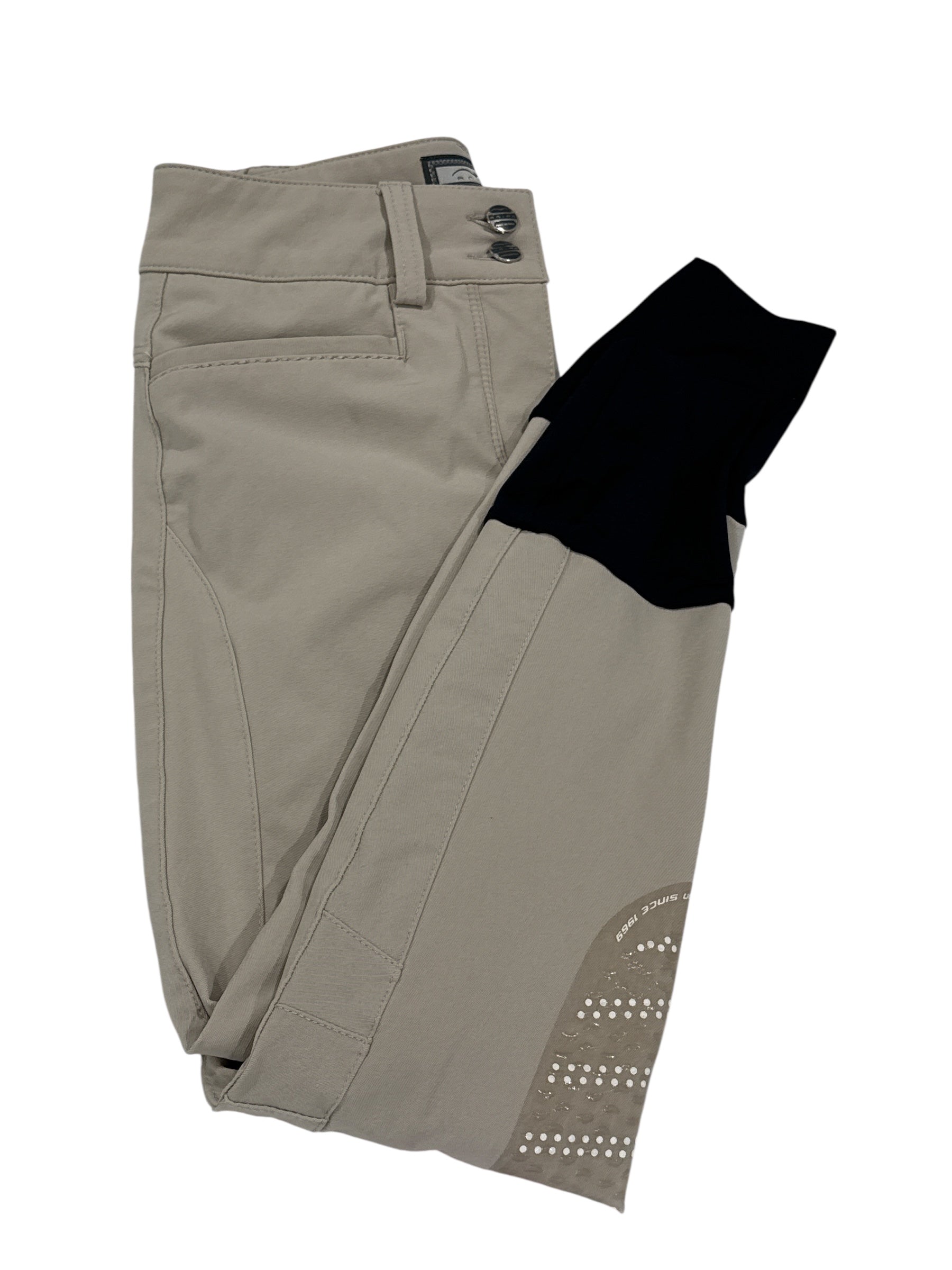 Animo Naspre Women's Knee Grip Breeches Tan Size IT40 US26