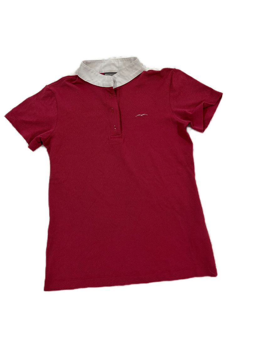 Animo Girl's Betta Short Sleeve Show Shirt - Pink / Size Youth 8