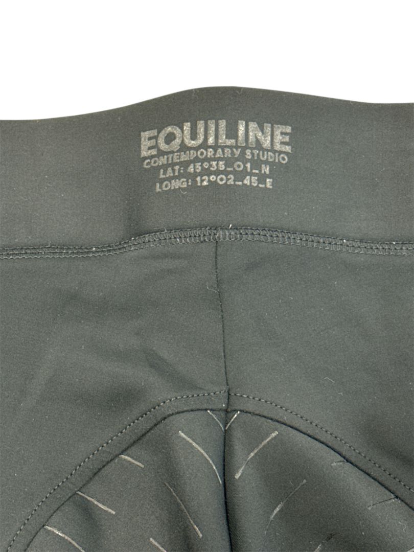 Equiline Full Seat Riding Tights - Black /  Size Large