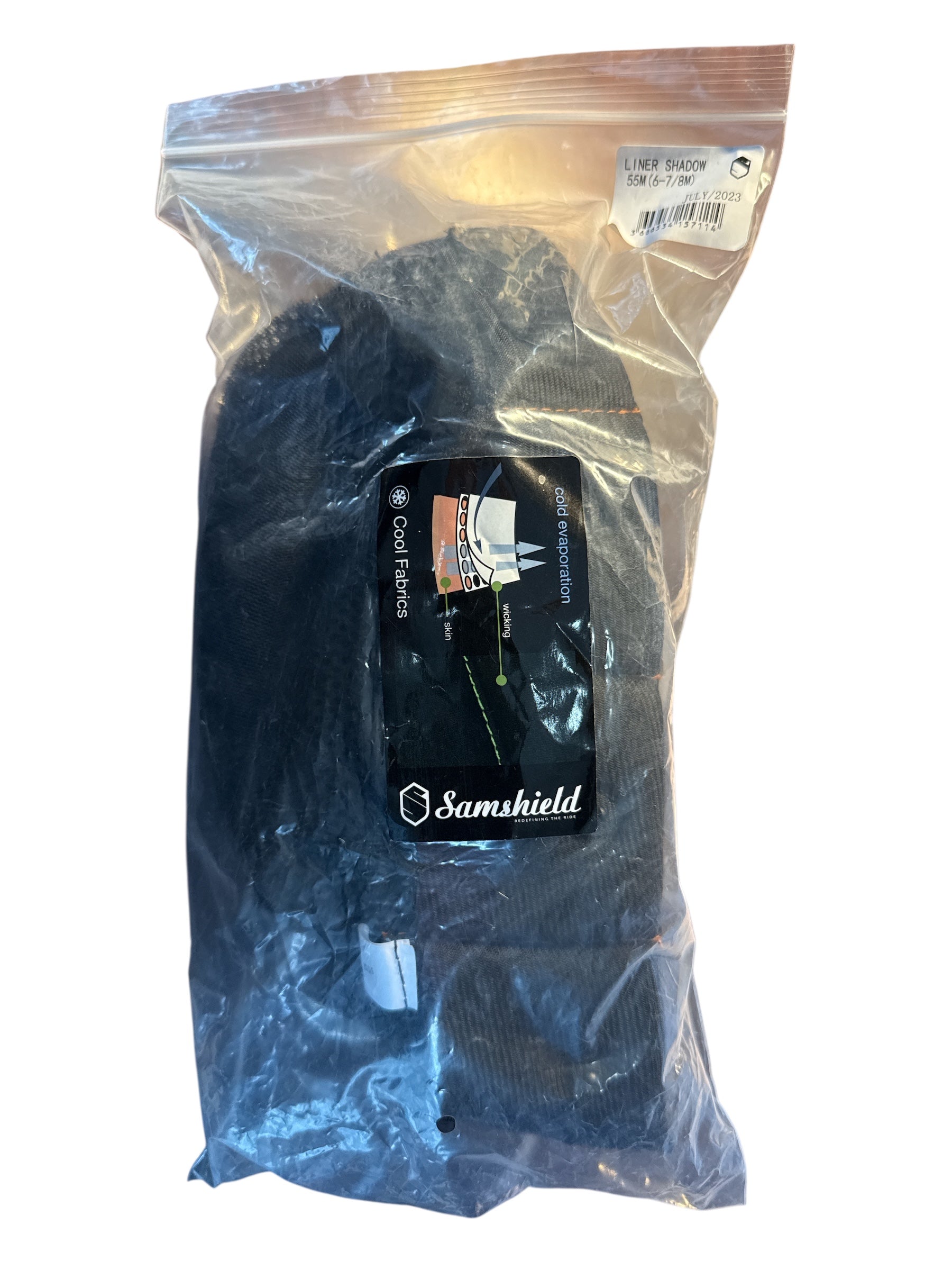 Samshield Shadowmatt 1.0 Helmet Liner Size 55M (6-7/8M) NEW