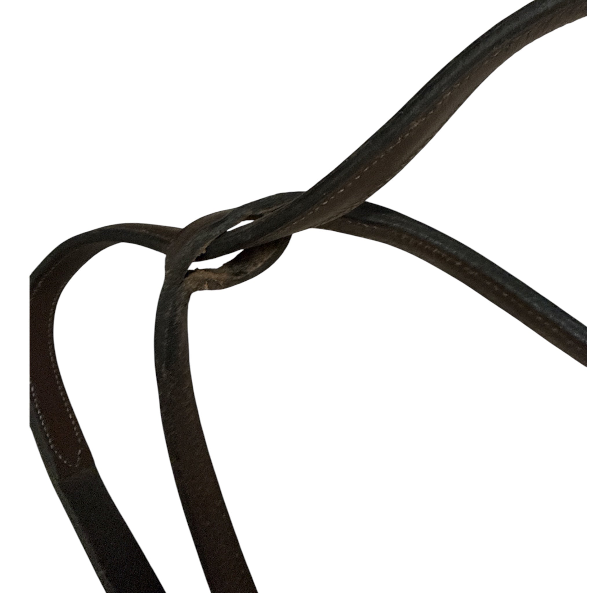 Fancy Raised Standing Martingale - Brown / Full Horse Size