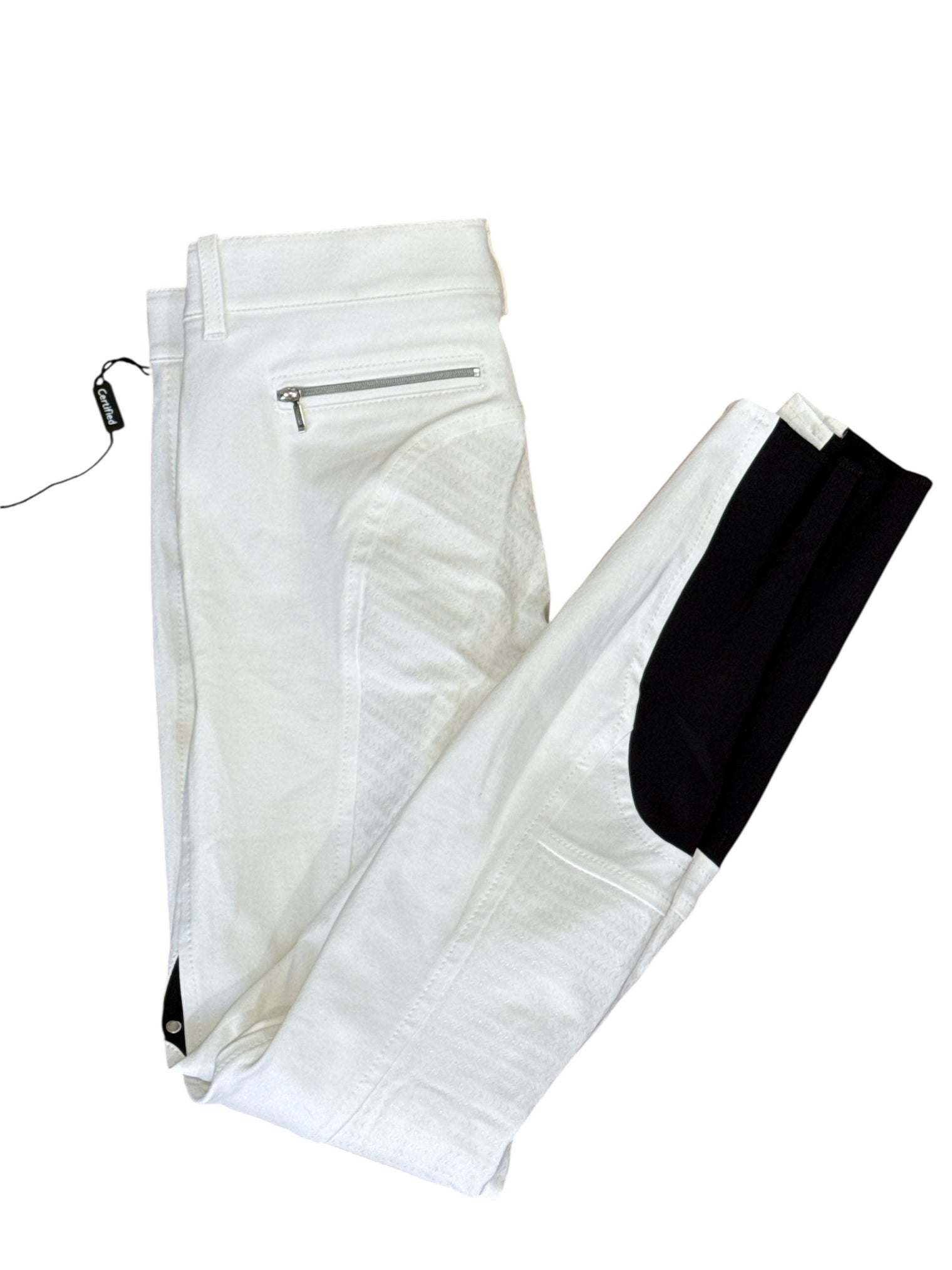 Equiline Ash Full Grip Breeches White / Size IT 42 (US 28)