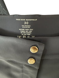 Free Ride Equestrian  Knee Grip PRO Breeches - Navy / Size US 30