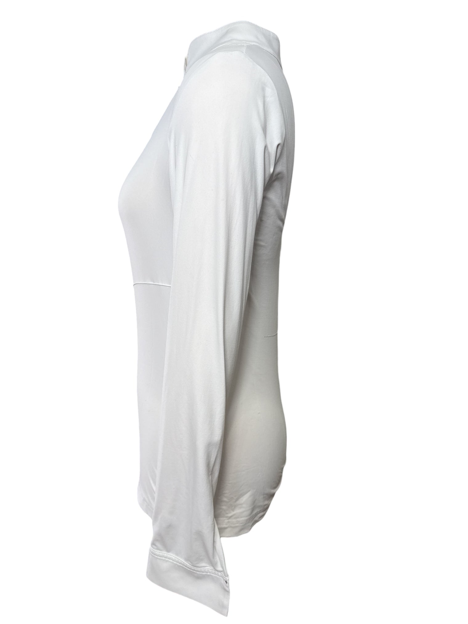 Samshield Longsleeve Show Shirt with Swarovski Details - White, Medium