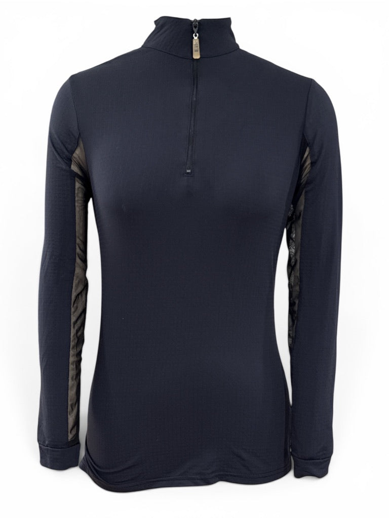 EIS Cool Long Sleeve Sunshirt Navy Small